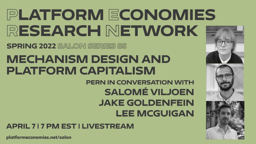 Mechanism Design and Platform Capitalism with Salomé Viljoen