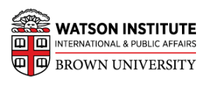 Na Fu awarded a Postdoctoral Fellowship at The Watson Institute!