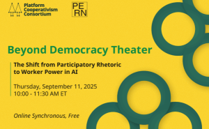 PERN co-hosts Beyond Democracy Theater